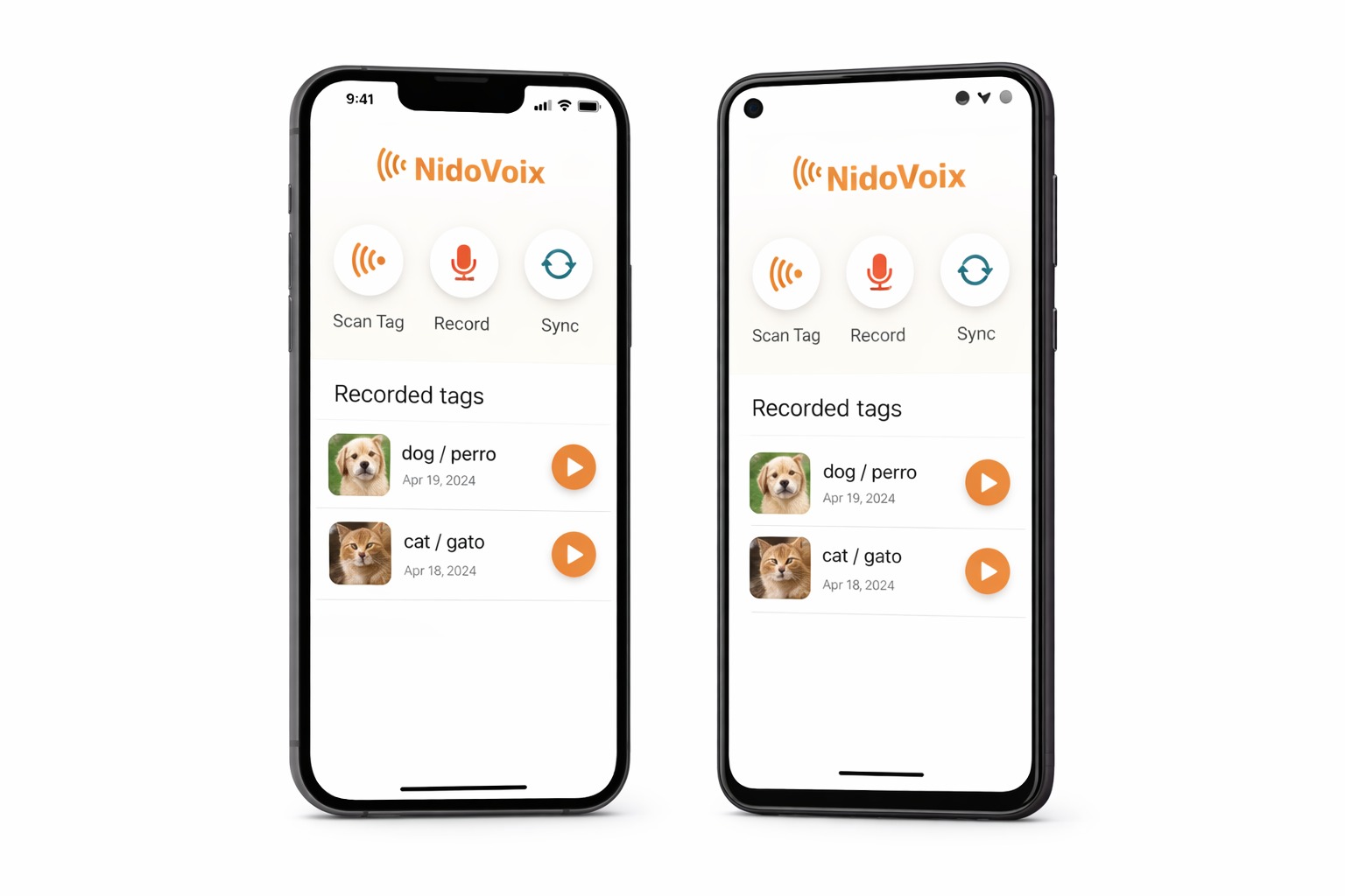NidoVoix companion app